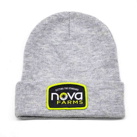 Nova Farms - Logo Beanie - Grey