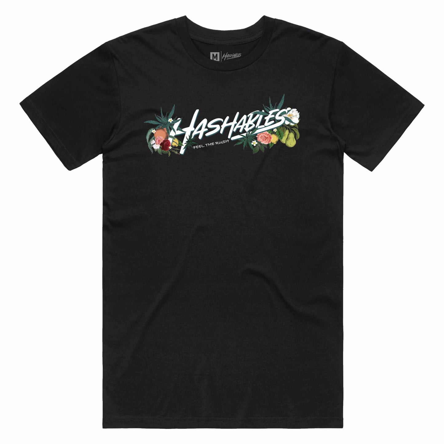 Hashables - Fruits & Flowers - T-Shirt (Black)