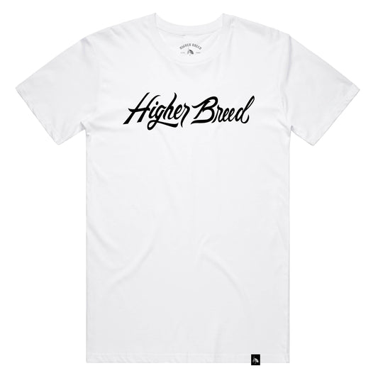Higher Breed - Script - T-Shirt (White)