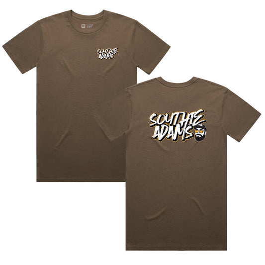 Southie Adams - Logo - T-Shirt (Walnut)