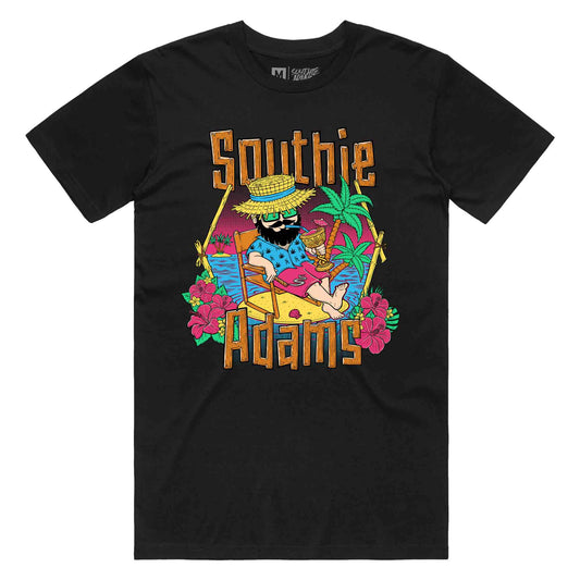 Southie Adams - Paradise - T-Shirt (Black)