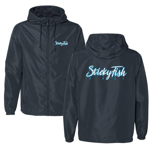 Sticky Fish - Blue Drip - Windbreaker