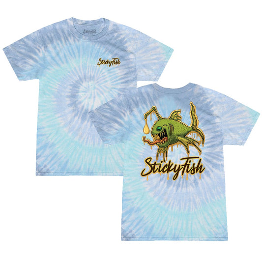 Sticky Fish - Classic Logo - T-Shirt (Tie Dye)