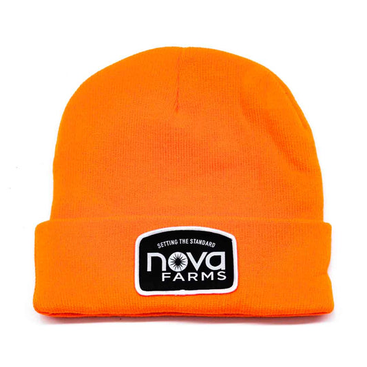 Nova Farms - Logo Beanie - Safety Orange
