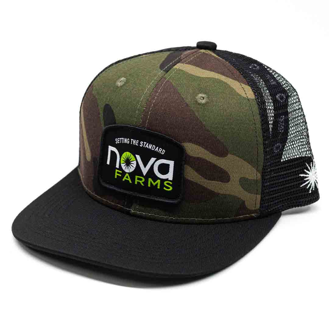 Nova Farms - Trucker Hat - Forest Camo