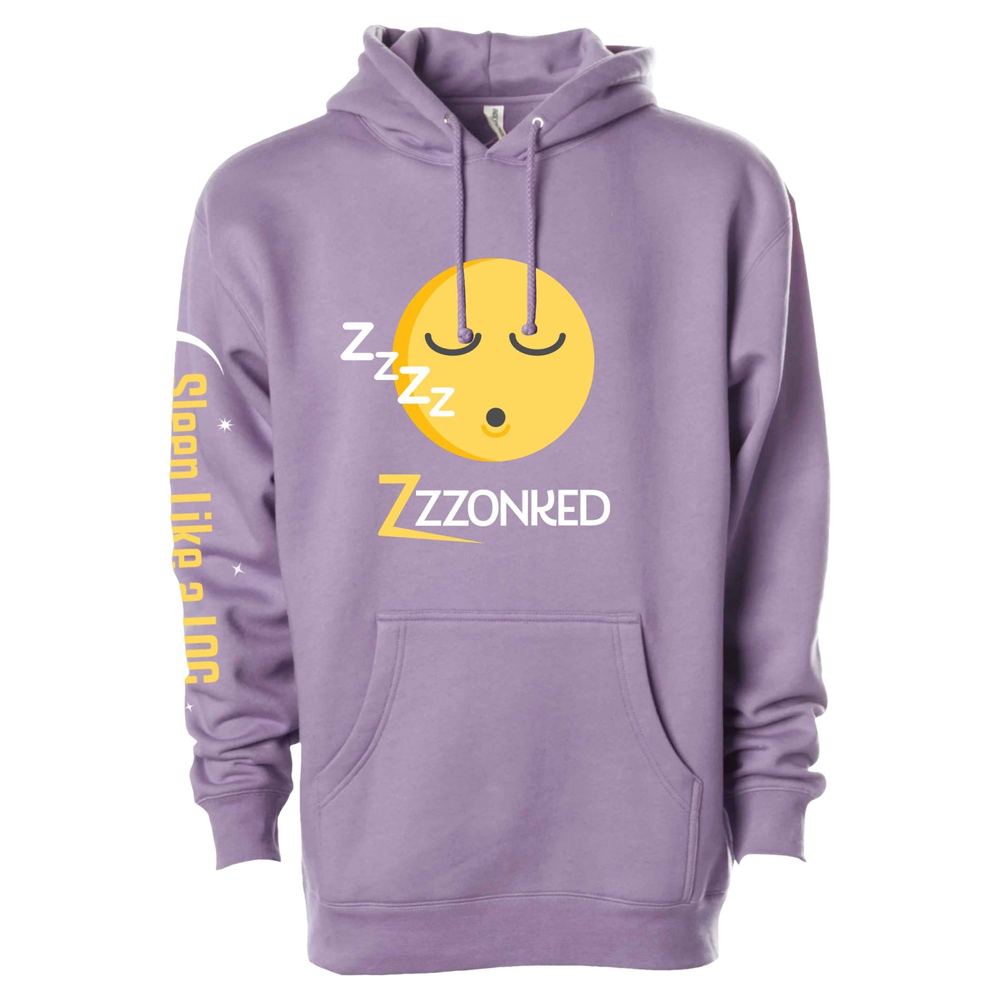 Zzzonked - Sleep like a Log - Pullover Hoodie - Plum